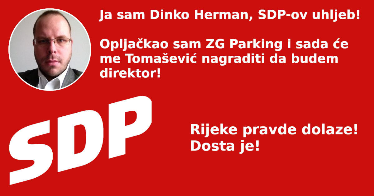 SDP i Dinko Herman