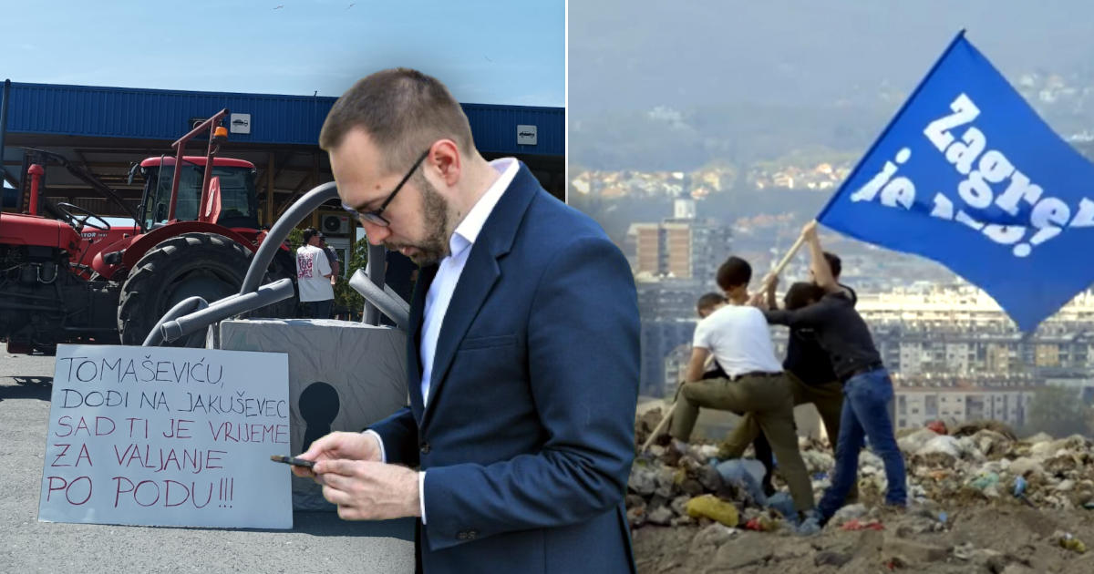 traktorska blokada Jakuševca