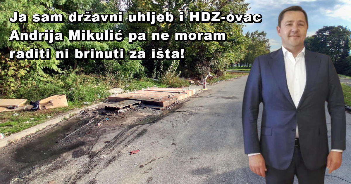 Andrija Mikulić ne mari za ekološki kriminal