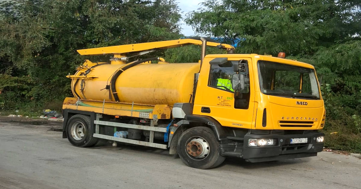 NT EKO prazni tekući otpad na javnoj površini