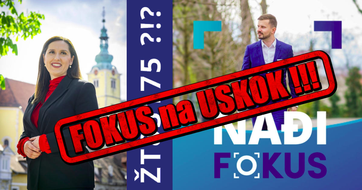 Petra Škrobot i Davor Nađi iz stranke Fokus